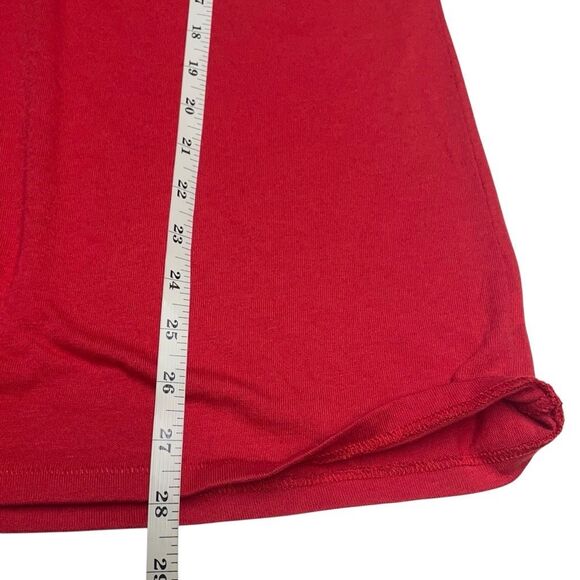 Red and White Fitted Indiana Tee - Picture 6 of 6